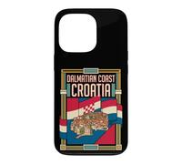 Dalmatian Coast Croatia Flag Coastal Town Travel Art Case for iPhone 13 Pro