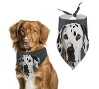 Dalmatian Dog Bandanas - Cute Pet Scarf for Dogs Cats Triangle Kerchief Bibs Soft Breathable Pet Bandanas Fashion Accessory for Puppy Small Medium Large Pets