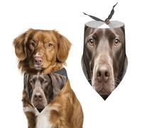 Dalmatian Dog Bandanas for Feeding Grooming, Triangle Pet Bibs for Cats & Dogs Washable Fashion Pets Scarf for Party Travel 27.6 X 11.8 Inch