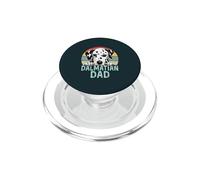 Dalmatian Dog Dad Retro Vintage Dogs Lover Owner PopSockets PopGrip for MagSafe