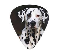 Dalmatian Dog Guitar Plectrums, 12 Pcs Lightweight Guitar Plectrums, 0.46mm/0.71mm/0.96mm Thickness For Acoustic Guitar Acoustic Electric Guitar Ukulele Bass
