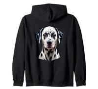 Dalmatian Dog Lover Art Design Dalmatinac Dalmatians Zip Hoodie