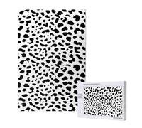 Dalmatian Dog Print Black Spot,1000 Pieces Adults Puzzle Game Challenging Puzzles,Jigsaw Puzzles