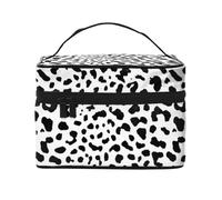 Dalmatian Dog Print Black Spot, Makeup Bag, Portable Cosmetic Bag for Women - Travel Cosmetic Organizer, Toiletry Pouch, The Go-to Gift That Never Disappoints for Special Moments