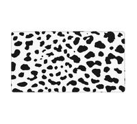 Dalmatian Dog Print Black Spot,Mouse Pad Large Desk Pad Computer Keyboard Mouse Mat with Non Slip Rubber Base 40 x 70 cm