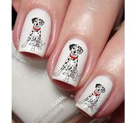 Dalmatian Dog Puppy Nail Art Decal Sticker
