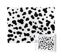 Dalmatian Dog Seamless Pattern Or Cow Skin,500 Pieces Wooden Jigsaw Family Game Jigsaw Puzzles for Adults Teens Home Decor
