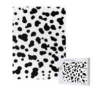 Dalmatian Dog Seamless Pattern Or Cow Skin Texture,500 Pieces Wooden Jigsaw Family Game Jigsaw Puzzles for Adults Teens