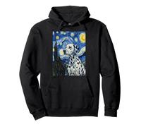 Dalmatian Dog van Gogh Starry Night Artistic Print Pullover Hoodie