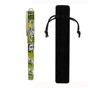 Dalmatian Gift. Beautiful Rollerball Pen with Black Velvet Pouch.