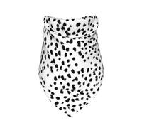 Dalmatian Print,Bib Scarf Triangle Hood Adjustable Pet Scarf Washable Hood Suitable for Small, Medium and Large Dogs and Cats