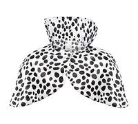 Dalmatian Print Cape - Standard Size - Halloween Book W ancy Dress Costume - Adults Printed Shortline Cape with Velcro Fastening