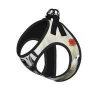 Dalmatian Print Dog Harness Reflective Pet Vest Harness Puppy Harnesses Leash Set,For Walking Training