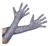 DALMATIAN PRINT GLOVES PERFECT FOR ADULT LADIES SCHOOL BOOK WEEK & WORLD BOOK DAY CHARACTER DALMATION FANCY DRESS COSTUME ACCESSORY