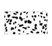 Dalmatian Print,Mouse Pad Large Desk Pad Computer Keyboard Mouse Mat with Non Slip Rubber Base 40 x 70 cm