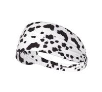 Dalmatian Print Pattern,Sports Sweatband for Unisex Multi Headband Elastic Exercise Hairband