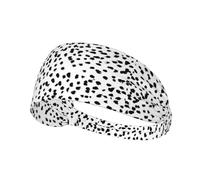 Dalmatian Print,Sports Sweatband for Unisex Multi Headband Elastic Exercise Hairband