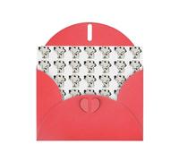 Dalmatian Printing Holiday Happy Birthday Cards Gift With Envelope And Note Tag For Women Men Wife Mom Husband