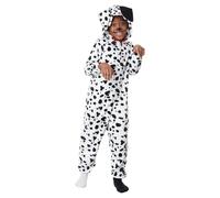Dalmatian Pup Child Fleece Jumpsuit Costume