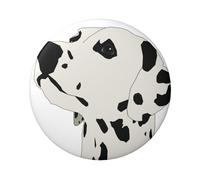 Dalmatian Round Badge - Durable Tin Plate Design With Full Front Print, Perfect For Custom Gifts And Apparel Decoration