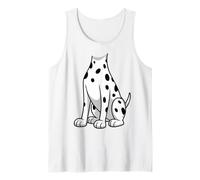 Dalmatian Shirt Adult Men Women Kids Dalmatian Costume Tank Top