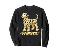Dalmatian Spaghetti Noodle Italian Food Puppy Love Sweatshirt