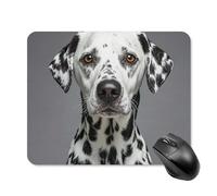 Dalmatian Square Mouse Pad Portable Computer Mousepad with Non-Slip Rubber Base 20 * 25cm Ultra-Thin Gaming Mouse Mat for Computer Laptop Office Desk Accessories