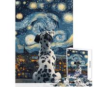 Dalmatian Stargazer Puzzles for Adults 1000 Piece Secret Santa Gifts Suitable for Couples Home Decoration Toys for 14+ Puzzle Game Offered size 38x52cm