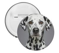 Dalmatian Tinplate Badge Personalized Round Brooch Large Craft Button Suitable for Teachers, Nurses, Doctors, Staff, Party Gift Accessories, 20PCS, Plastic, plastics