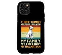 Dalmatian Vintage Retro - Three Things You Don’t Mess With Case for iPhone 11 Pro