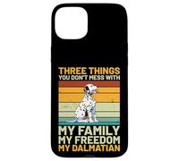 Dalmatian Vintage Retro - Three Things You Don’t Mess With Case for iPhone 15 Plus