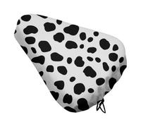 Dalmatian White And Black Pattern Waterproof Bike Seat Cover Rain Outdoor Indoor Protection