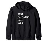 Dalmatians Dalmatinski Pas Best Dalmatian Dad Ever Zip Hoodie