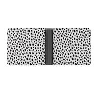 Dalmatians Dog Print Novelty Billfold Wallet Funny Wallets Bill Coin Card Holder Funny Pouch Purse for Men Women