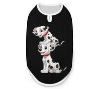Dalmatians Dog Shirts Sleeveless T-Shirt Pet Tank Top Soft Summer Vests Clothes for Dogs And Cat 2XL