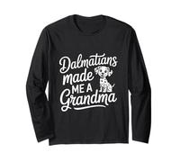 Dalmatians Made Me A Grandma Dog Lover Paw Long Sleeve T-Shirt