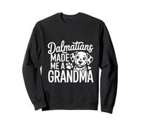 Dalmatians Made Me A Grandma Dog Lover Paw Sweatshirt