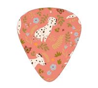 Dalmatians Playing,12 Pcs Guitar Pick,3 Different Thickness Plectrums for Acoustic Guitar Bass Ukulele (0.46mm 0.96mm 0.71mm)