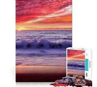 Dalmore Beach Lewis Adult Jigsaw Puzzle1000 Pieces Decompress Game True Detail Playful Challenge Night Play (38x52cm)