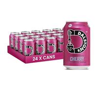 Dalston's Sparkling Cherry Soda (24 x 330ml) - Real Pressed Cherries & Sparkling Water - 46 Kcal - No Added Sugar - No Artificial Sweeteners - Healthy Alternative - Low Calorie - Vegan