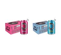Dalston's Sparkling Cherry Soda (24 x 330ml) - Real Pressed Cherries & Sparkling Water - 46 Kcal - Vegan & Sparkling Lemon Soda (24 x 330ml) - Real Squeezed Lemon & Sparkling Water - 46 Kcal - Vegan