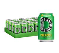 Dalston's Sparkling Pineapple Soda (24 x 330ml) - Real Pressed Pineapple & Sparkling Water - 49 Kcal - No Added Sugar - No Artificial Sweeteners - Healthy Alternative - Low Calorie - Vegan