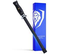 DALSTRONG Honing Rod - 10 inch - G10 Handle - Stainless Steel Core - Scratch-Free Ceramic Coating - Kitchen Knife Sharpener Chef Knife Polish - Professional Honing Steel - Sharpening Rod