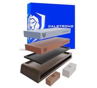DALSTRONG Premium Whetstone Kit - #1000/#6000 Knife Sharpening Kit - Extra Large Grit Stones - Top-Grade Corundum - Thick Knife Sharpening Stone - Hand Crafted Acacia Wood Base - Ultra-Durable