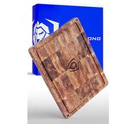 DALSTRONG Teak Wood Cutting Board - 15" x 12" Medium Size - Tight Wood Grain - Laser-Engraved Measurements & Juice Groove - Kitchen Chopping Board - Serving - Large Cutting Boards - Gift Packaging