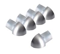 Dalsys 5X Outer Corner Quarter-Round Profile 12.5mm Brushed Stainless Steel