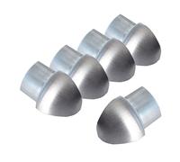 Dalsys 5X Outer Corner Quarter-Round Profile 8mm Brushed Stainless Steel