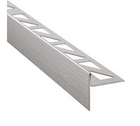 Dalsys Gradient Wedge Shower, Gradient Profile 148cm, Height 10mm, Left Silver Shower Profile for Walk-in Shower, Stainless Steel Corrosion-Resistant