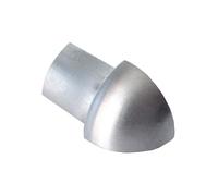 Dalsys Outer Corner Quarter-Round Profile 12.5mm Brushed Stainless Steel