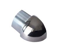 Dalsys Outer Corner Quarter-Round Profile 8mm Polished Stainless Steel